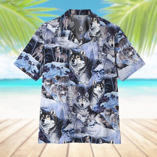 3D Wolf Hawaii Shirt, Summer Shirt For Men and Women Jezsport.com