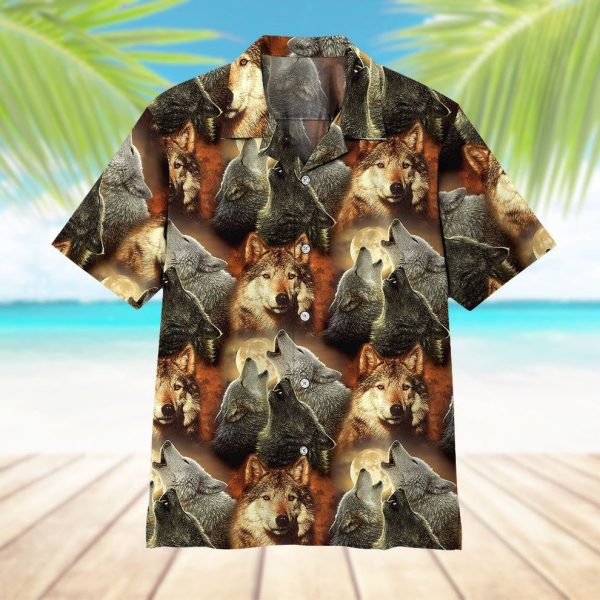 3D Wolf Hawaii Shirt, Summer Shirt For Men and Women Jezsport.com