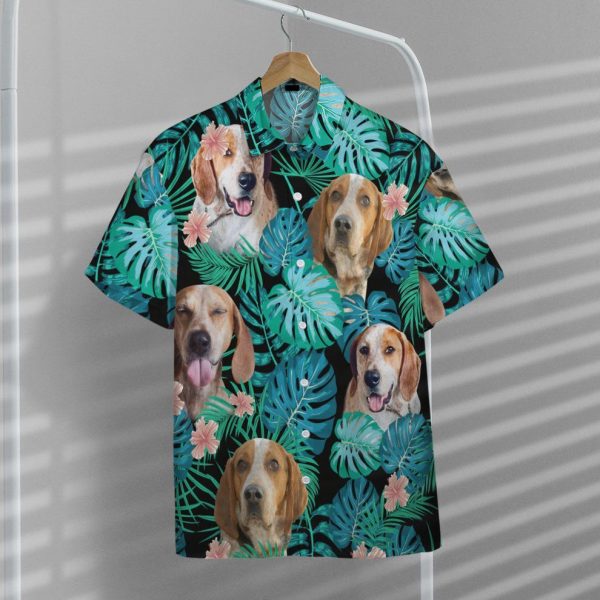 3D American English Coonhound Dog Summer Hawaii Shirt, Summer Shirt For Men and Women Jezsport.com