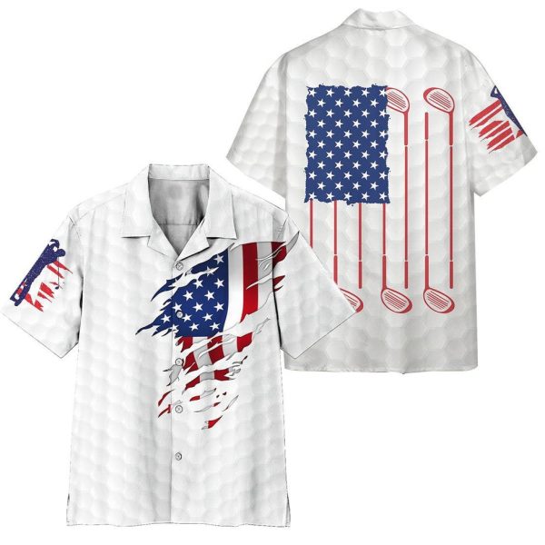 3D American Golf Hawaii Shirt, Summer Shirt For Men and Women Jezsport.com