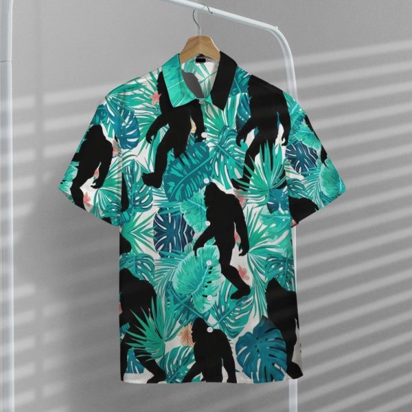 3D Bigfoot Tropical Hawaii Shirt, Summer Shirt For Men and Women Jezsport.com