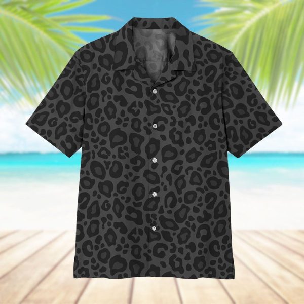 3D Black Leopard Hawaii Shirt, Summer Shirt For Men and Women Jezsport.com