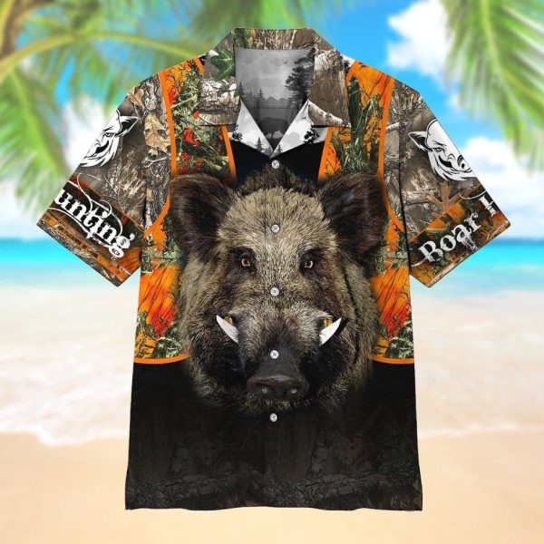 3D Boar Hunting Hawaii Shirt, Summer Shirt For Men and Women Jezsport.com