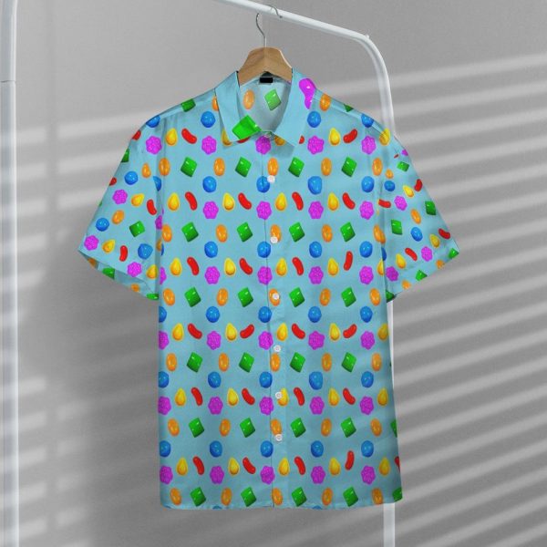 3D Candy Crush Saga Hawaii Shirt, Summer Shirt For Men and Women Jezsport.com