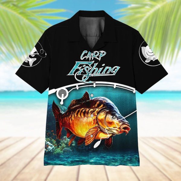 3D Carp Fishing Hawaii Shirt, Summer Shirt For Men and Women Jezsport.com