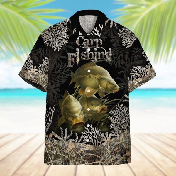 3D Carp Fishing Hawaii shirt, Summer Shirt For Men and Women Jezsport.com