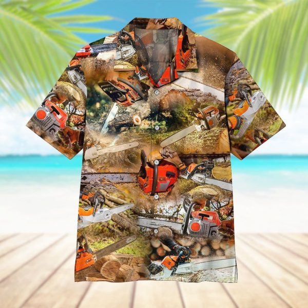 3D Chainsaw Hawaii Shirt, Summer Shirt For Men and Women Jezsport.com