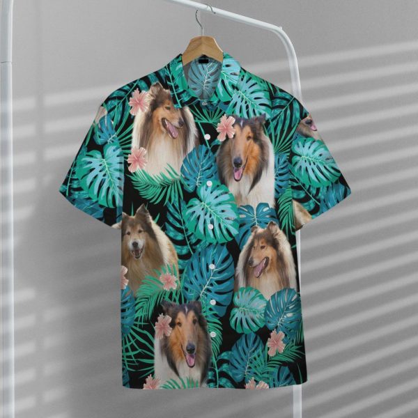 3D Collie Dog Summer Hawaii Shirt, Summer Shirt For Men and Women Jezsport.com