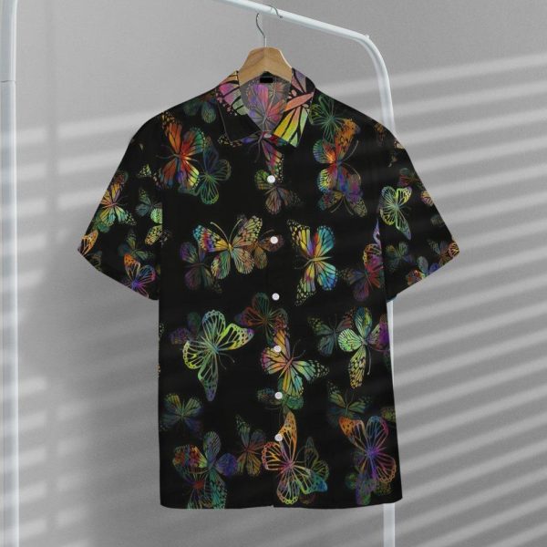 3D Colorful Butterflies Hawaii Shirt, Summer Shirt For Men and Women Jezsport.com