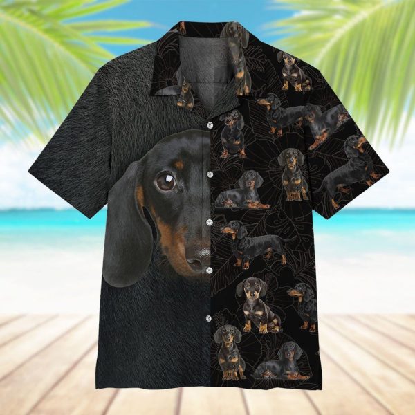 3D Dachshund Hawaii Shirt, Summer Shirt For Men and Women Jezsport.com