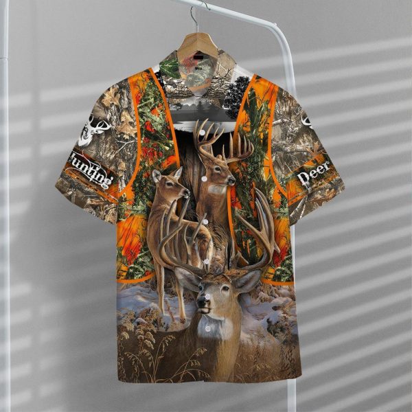 3D Deer Hunting Hawaii Shirt, Summer Shirt For Men and Women Jezsport.com