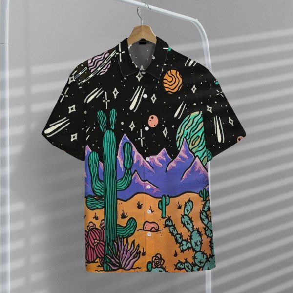 3D Desert Night Hawaii Shirt, Summer Shirt For Men and Women Jezsport.com