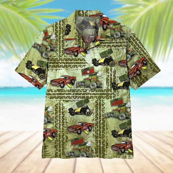 3D Dirt Track Racing Hawaii Shirt, Summer Shirt For Men and Women Jezsport.com