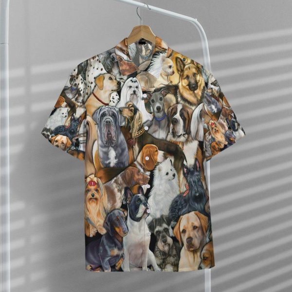 3D Dog World Hawaii Shirt, Summer Shirt For Men and Women Jezsport.com