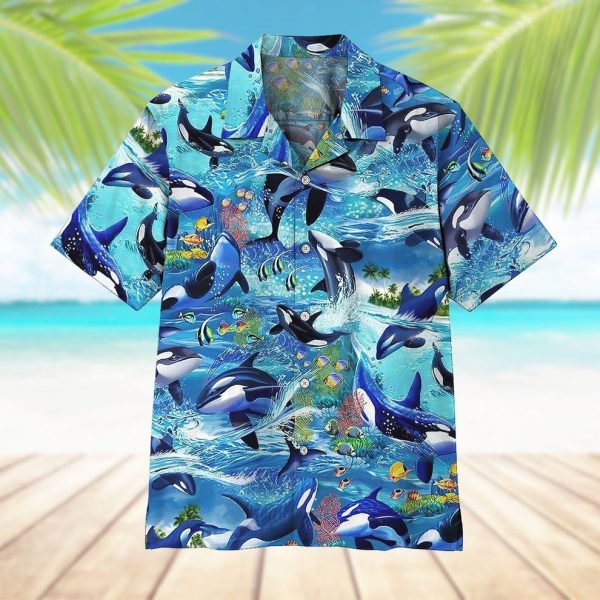 3D Dolphins Hawaii Shirt, Summer Shirt For Men and Women Jezsport.com