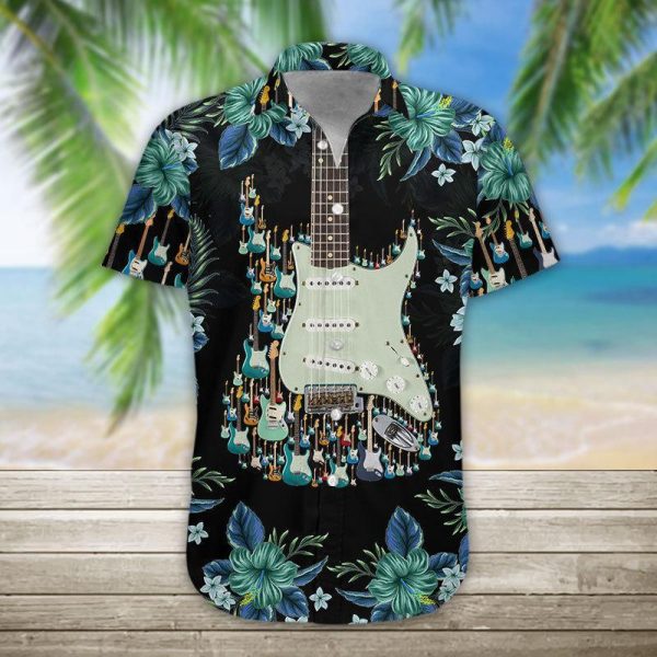 3D Electric Guitar Hawaii Shirt, Summer Shirt For Men and Women Jezsport.com