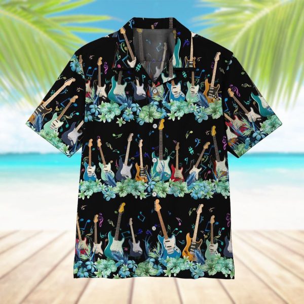 3D Electric Guitar Hawaii Shirt, Summer Shirt For Men and Women Jezsport.com