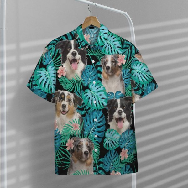 3D English Shepherd Dog Summer Hawaii Shirt, Summer Shirt For Men and Women Jezsport.com