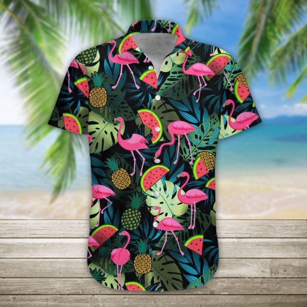 3D Flamingo Hawaii Shirt, Summer Shirt For Men and Women Jezsport.com