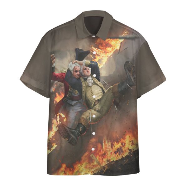 3D George Washington Stunner Hawaii Shirt, Summer Shirt For Men and Women Jezsport.com