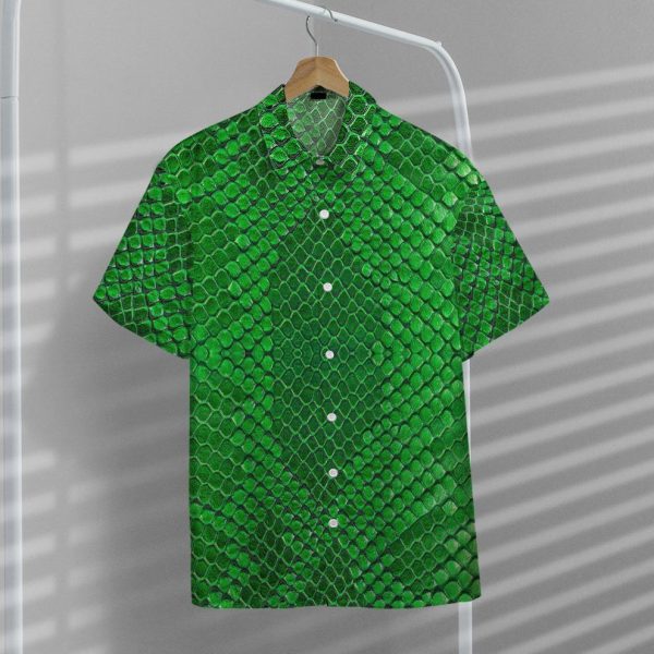 3D Green Snake Hawaii Shirt, Summer Shirt For Men and Women Jezsport.com