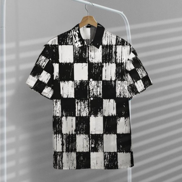 3D Grunge Chess Board Hawaii Shirt, Summer Shirt For Men and Women Jezsport.com