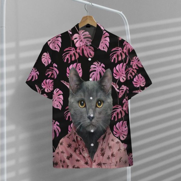 3D Hawaiian Chartreaux Cat Hawaii Shirt, Summer Shirt For Men and Women Jezsport.com