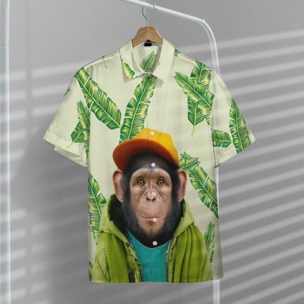 3D Hawaiian Common Chimpanzee Shirt, Summer Shirt For Men and Women Jezsport.com