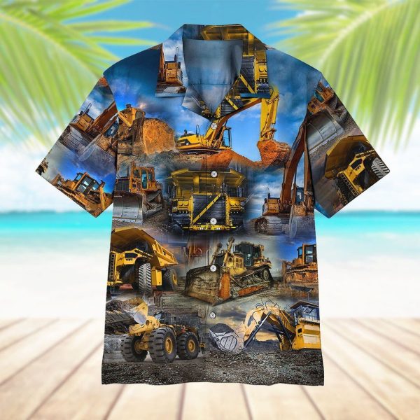 3D Heavy Equipment Hawaii Shirt, Summer Shirt For Men and Women Jezsport.com