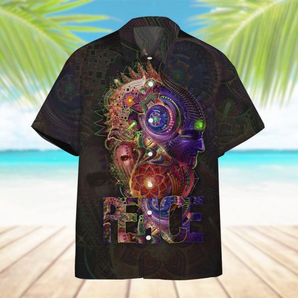 3D Hippie Magic World In Peace Hawaii Shirt, Summer Shirt For Men and Women Jezsport.com