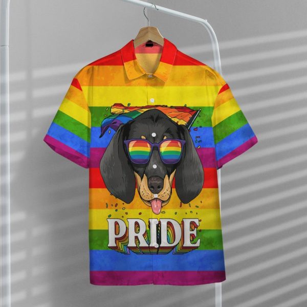 3D Im Proud And So Is My Dachshund Hawaii Shirts, Summer Shirt For Men and Women Jezsport.com