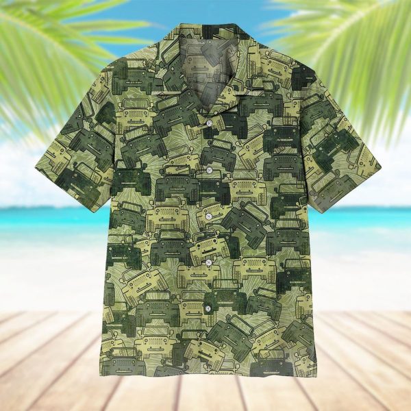 3D Jeep Hawaii Shirt, Summer Shirt For Men and Women Jezsport.com