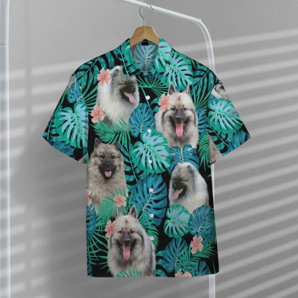 3D Keeshond Dog Summer Hawaii Shirt, Summer Shirt For Men and Women Jezsport.com