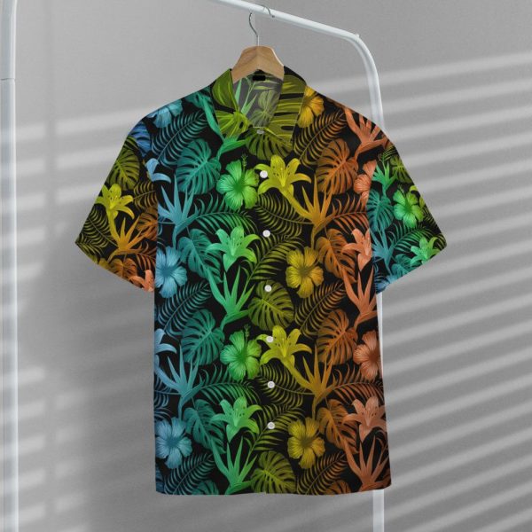 3D Light Colorful Tropical Hawaiian Shirt, Summer Shirt For Men and Women Jezsport.com