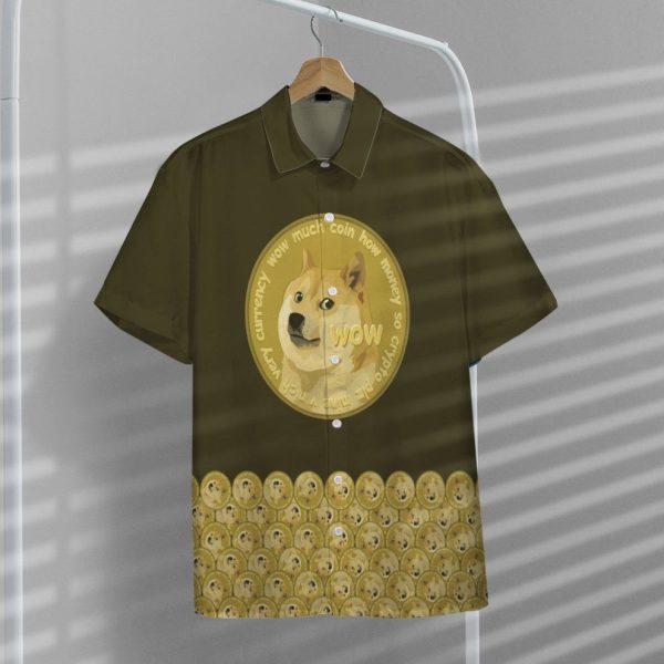 3D Lucky Dogecoin Hawaii Shirt, Summer Shirt For Men and Women Jezsport.com