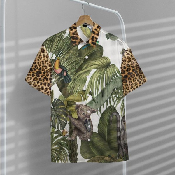 3D Magical Jungle With Leopard Skin Hawaii Shirt, Summer Shirt For Men and Women Jezsport.com