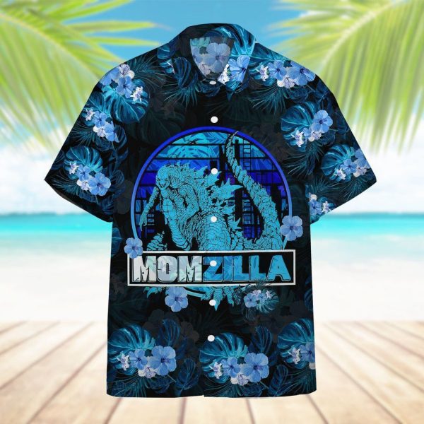 3D Momzilla Mother Day Hawaii Shirt, Summer Shirt For Men and Women Jezsport.com