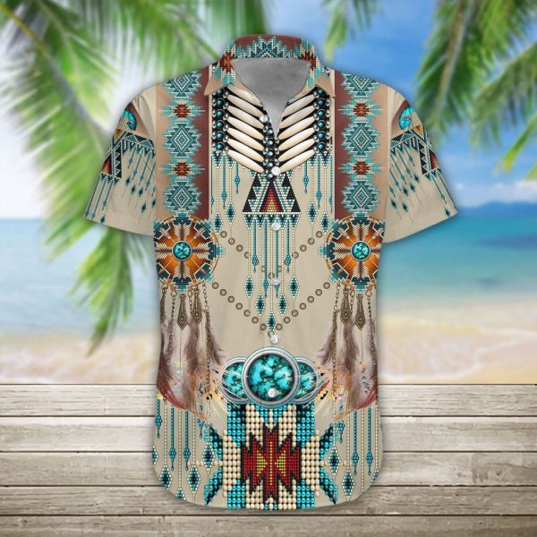 3D Native American Hawaii Shirt, Summer Shirt For Men and Women Jezsport.com