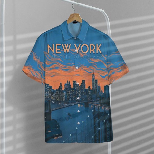 3D New York City The City Of Dreams Hawaii Shirt, Summer Shirt For Men and Women Jezsport.com