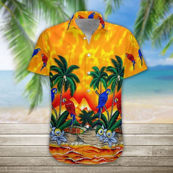 3D Parrot Hawaii Shirt, Summer Shirt For Men and Women Jezsport.com