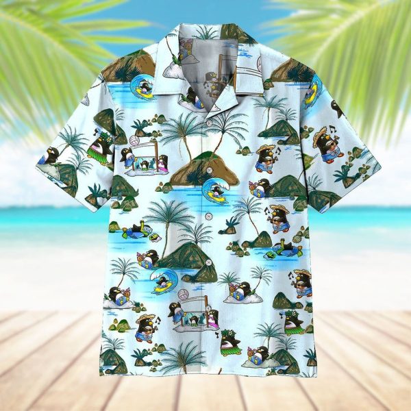 3D Penguin Hawaii Shirt, Summer Shirt For Men and Women Jezsport.com