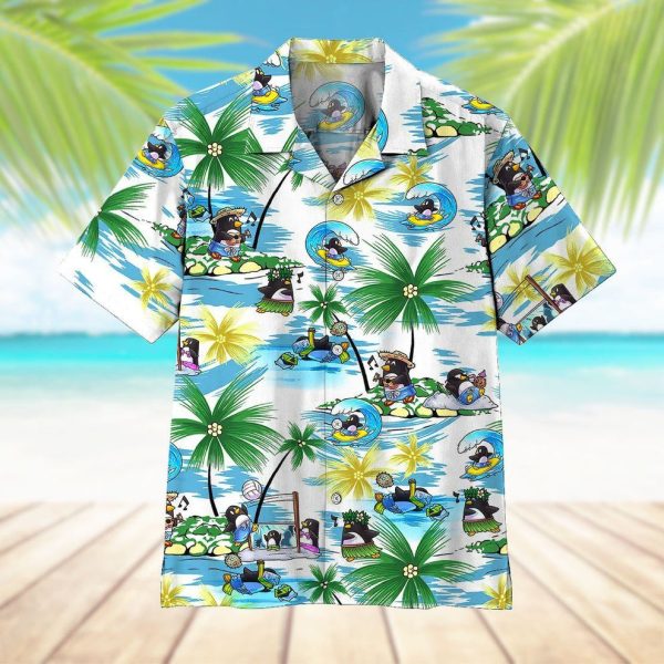 3D Penguin Hawaii Shirt, Summer Shirt For Men and Women Jezsport.com