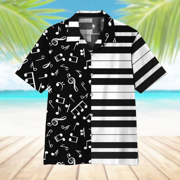 3D Piano And Music Note Hawaii Shirt, Summer Shirt For Men and Women Jezsport.com