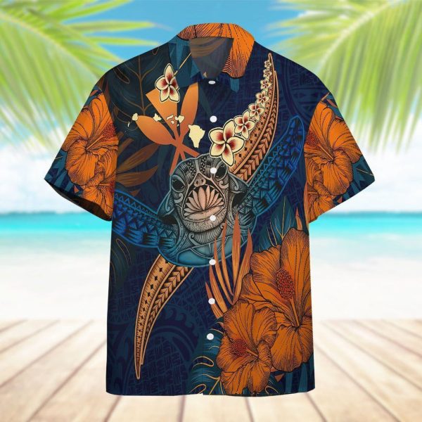 3D Polynesian Turtle Hibiscus Hawaii Shirt, Summer Shirt For Men and Women Jezsport.com