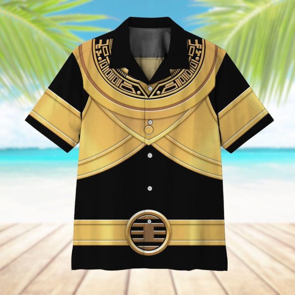 3D Power Ranger Zeo Gold Hawaii Shirt, Summer Shirt For Men and Women Jezsport.com