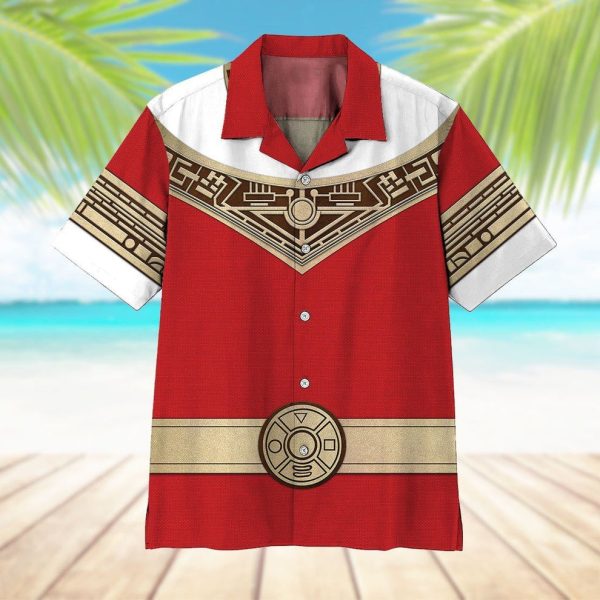 3D Power Ranger Zeo Red Hawaii Shirt, Summer Shirt For Men and Women Jezsport.com