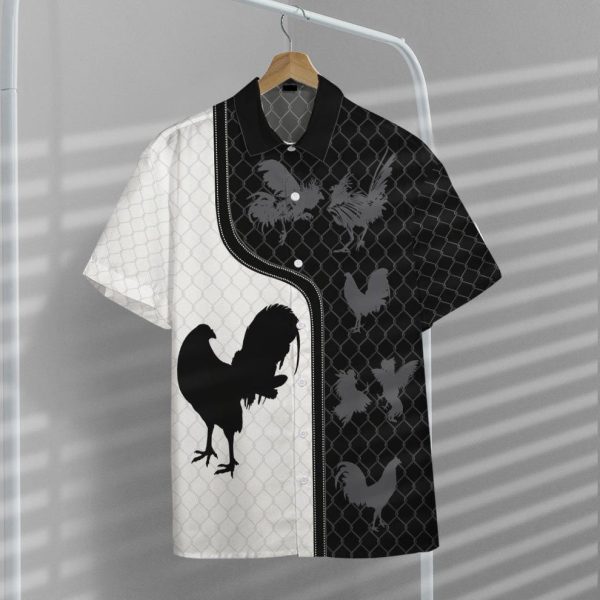 3D Rooster 3D Printed Hawaii Shirts, Summer Shirt For Men and Women Jezsport.com