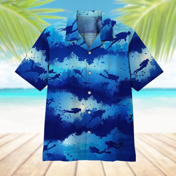 3D Scuba Diving Hawaii Shirt, Summer Shirt For Men and Women Jezsport.com