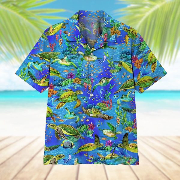 3D Sea Turtle Hawaii Shirt, Summer Shirt For Men and Women Jezsport.com