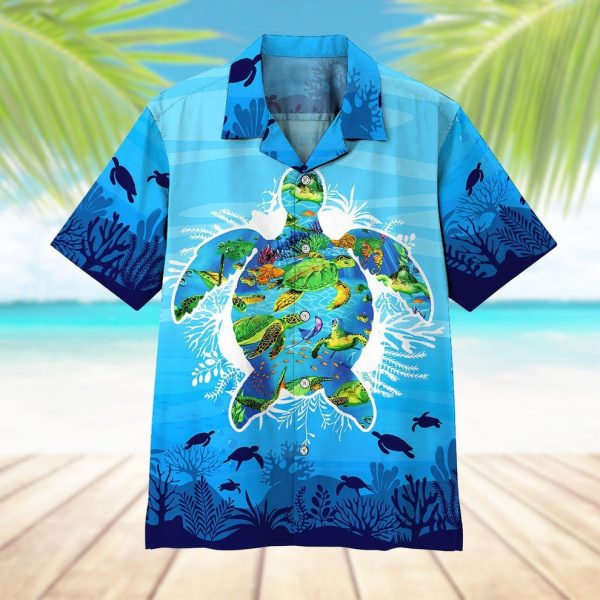 3D Sea Turtle Hawaii Shirt, Summer Shirt For Men and Women Jezsport.com